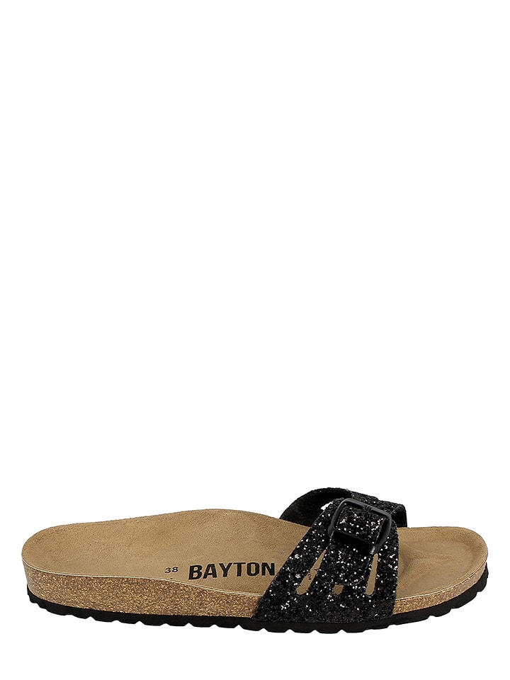 BAYTON Pantoletten "Athena" in Schwarz - 36