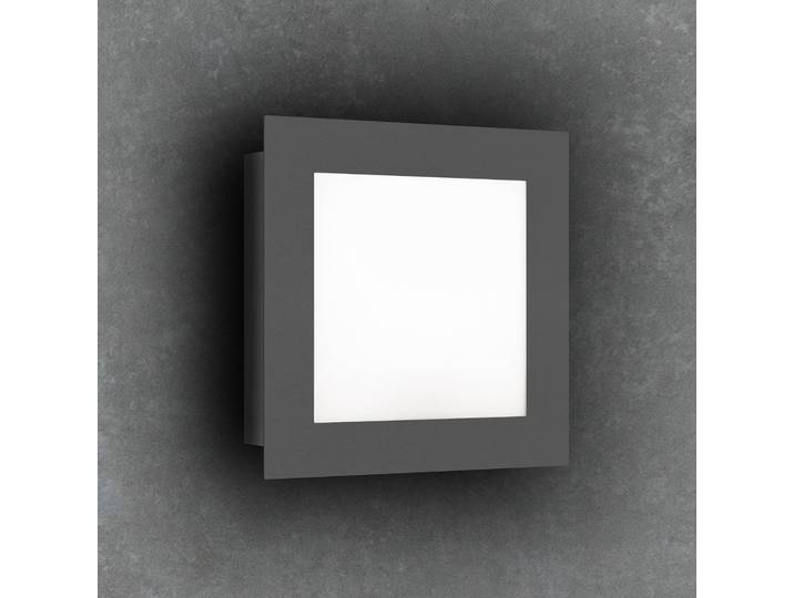 LCD Außenwandleuchte mit Bewegungsmelder 3007LEDSEN, alu / grau / zink, Edelstahl, Modern