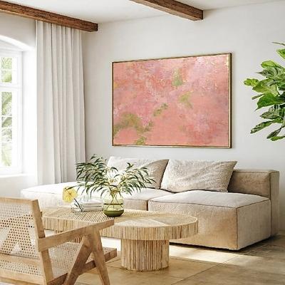 Boho Kunst schwere Struktur Malerei handgemalt braun abstrakte Kunst nordische Kunst Ölgemälde handgefertigt blau braun beige 3D Struktur Kunst Original Gemälde Wand Kunst Malerei