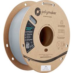 Polymaker PA17003 HT-PLA Filament PLA, HT-PLA Hochtemperaturbeständig, Highspeed Filament 1.75 mm 1000 g Grau 1 St.