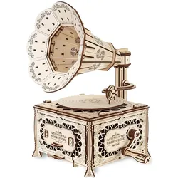 Eco Wood Art Grammophon - 3D Holzbausatz
