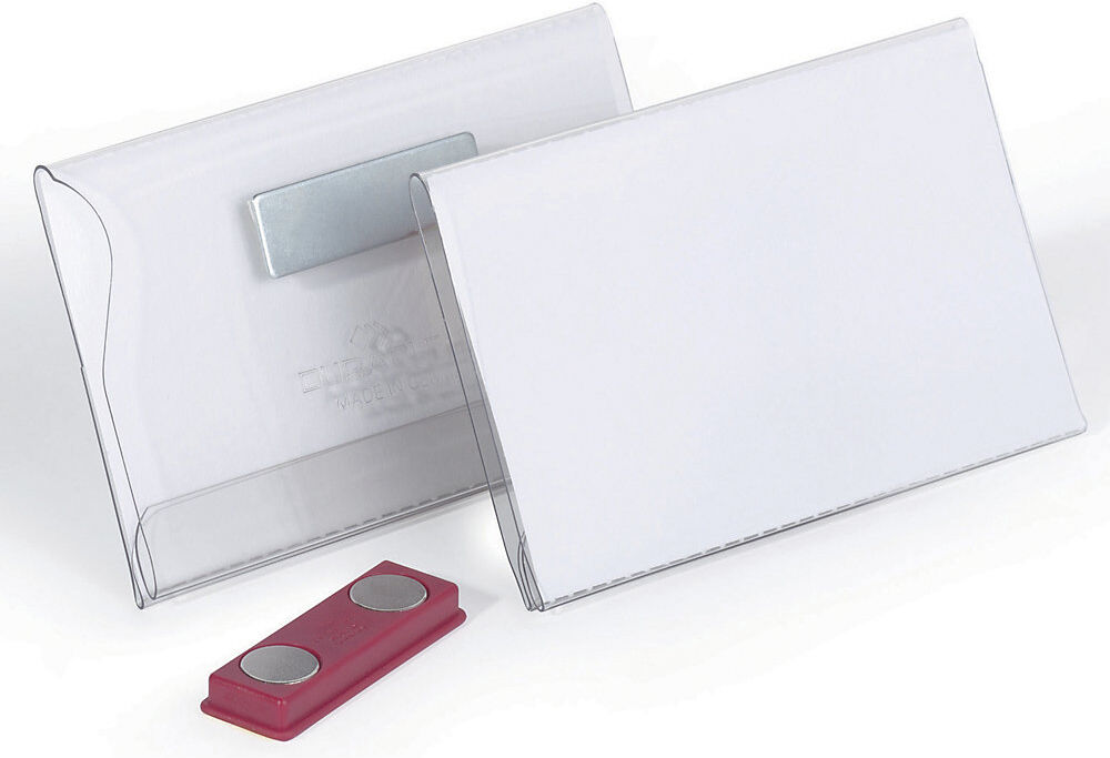Namensschild mit Magnet aus Hartfolie, HxB 54 x 90 mm, VE 25 Stk DURABLE