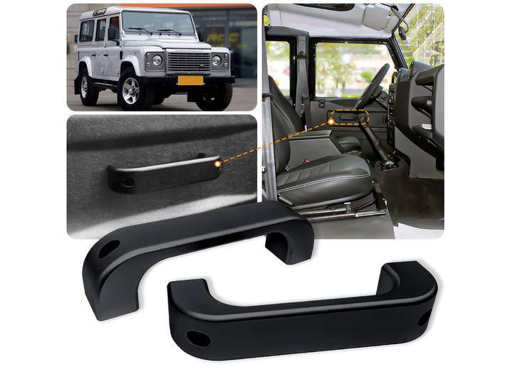 Poignée de porte intérieure en alliage d'aluminium, accessoires de Modification intérieure de voiture pour Land Rover Defender 90 110 2004 – 2018