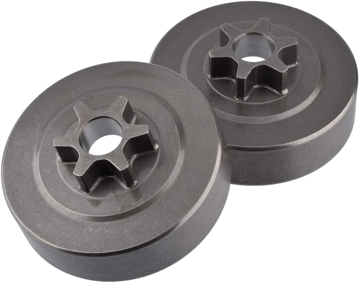 Tandwiel Koppeling voor 3/8" Kettingzaag - 2 Stuks - Grijs
