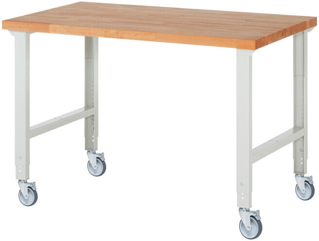 Rau Établi mobile réglable en hauteur 7000-1, L1500xP900xH950-1000mm (05-7000-1-159B4H4.12)