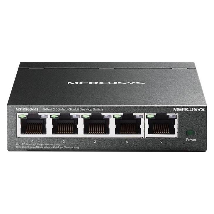 Mercusys MS105GS Switch de bureau 5 ports Gigabit boitier métal (5 Ports) (MS105GS-M2)