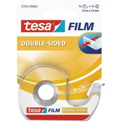 tesa Doppelseitiges Klebeband 57912 transparent, 1.2 cm