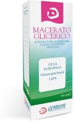 CEMON Srl Olea Europea Giovani Getti Freschi - Macerato Glicerico 100ml, Integratore Alimentare per il Benessere Cardiovascolare