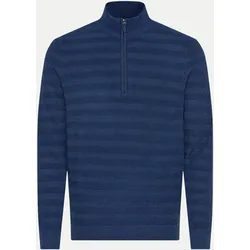 Strickpullover STEFFEN mit Stehkragen Blau XL