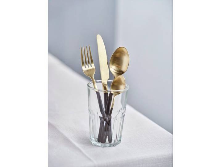 Couverts - Cosy & Trendy - Olivia 16 Pcs - Champagne/noir - Design Élégant