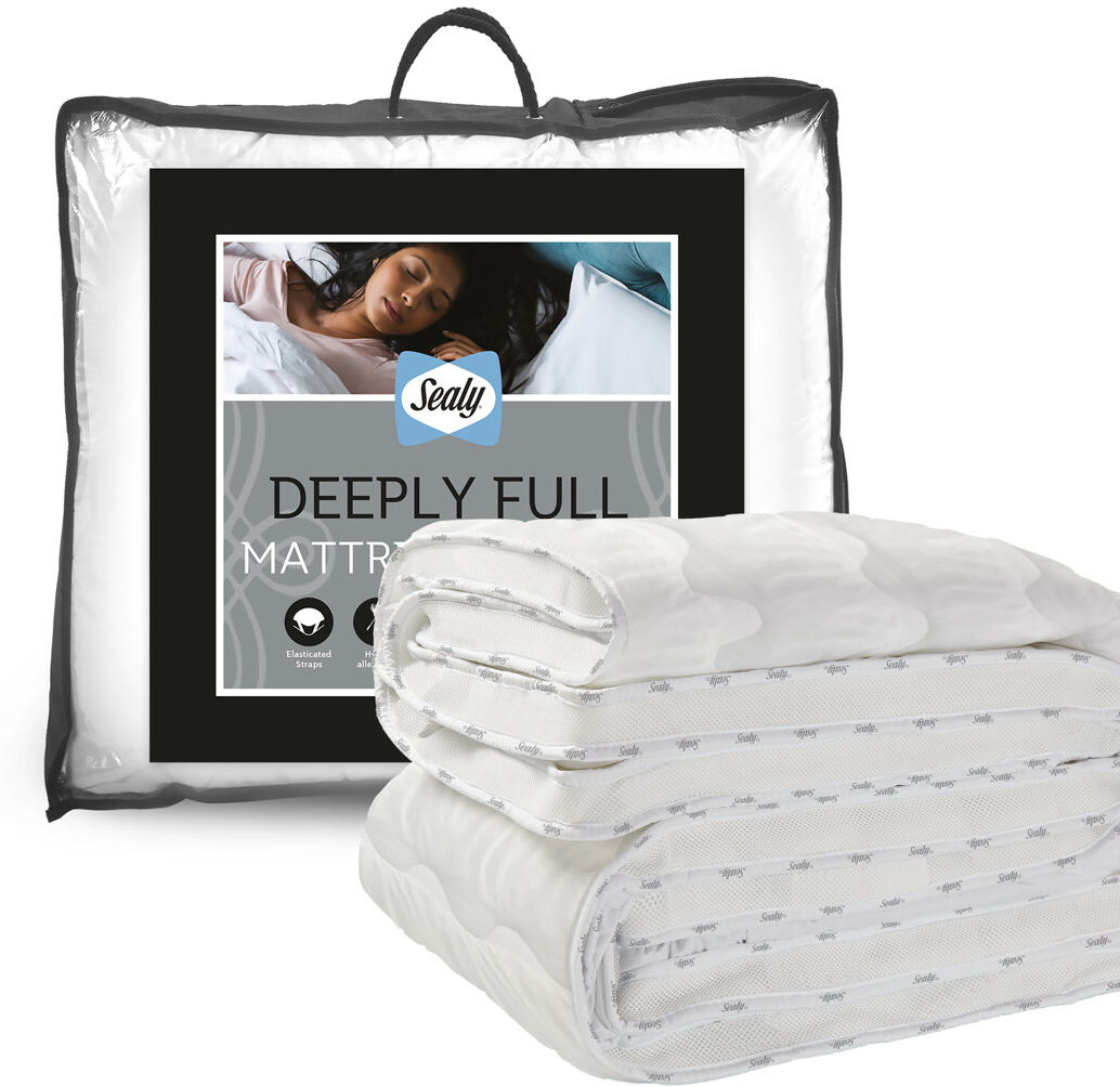 Sealy UK Sealy Deeply Full Luxury Mattress Topper White Double (4'6)