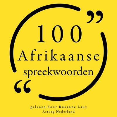 100 Afrikaanse spreekwoorden - Anonymous, Audio, 9782821156111