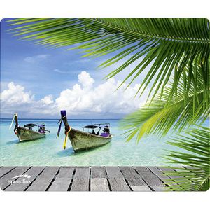 Speedlink Mauspad SILK, mit Motiv Paradies, SL-6242-PARADISE, 230 x 190 mm, Stoff,