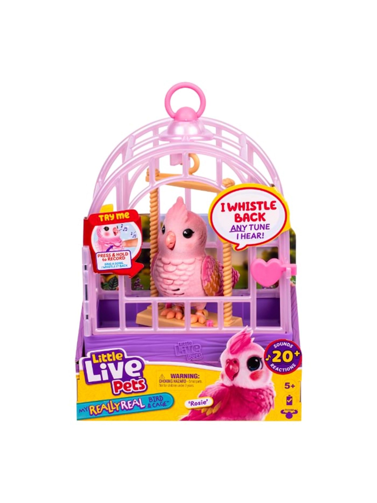 Little Live Pets MY REALLY REAL BIRD & CAGE ROSIE