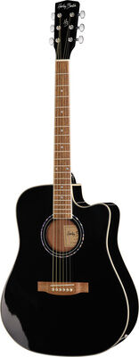 Harley Benton D-120CE BK noir haute brillance
