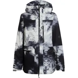 Rock Experience, Damen, Skijacke, Silverstar Tie Dye Padded (L), Schwarz