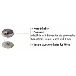 Robot Coupe Gemüseschneider Püree-Set, 6 mm