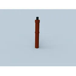 Bertrams Polyline LAS Dachaufsatz 41DAK1000-60T DN 60/100, terrakotta, 1000 mm über Dach