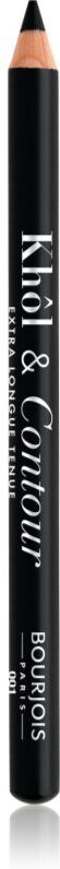 Bourjois Khôl & Contour Extra Longue Tenue long-lasting eye pencil shade 001 Noir-issime 1.2 g
