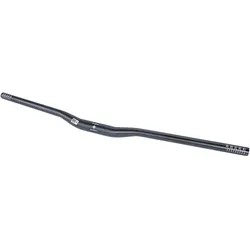ergotec Low Riser Bar Lenker 800 mm schwarz schwarz sandgestrahlt, Backsweep 8/5°, G
