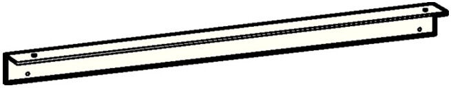 Dorma Linteau chuckw.f.Gleitsch.G-EMF blanc 9016 ; dormakaba (64440011)