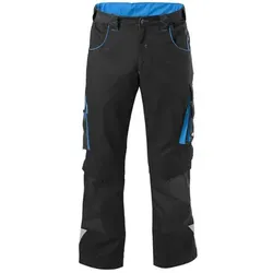 Bundhose 24, schwarz/türkis, Größe 90 - schwarz - 90