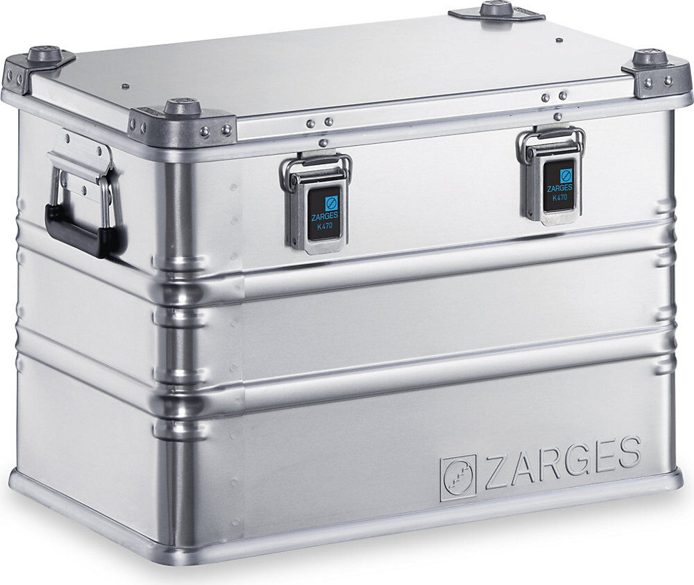 Alu-Transportkiste, Inhalt 73 l, Innen-LxBxH 550 x 350 x 380 mm, in robuster Ausführung ZARGES