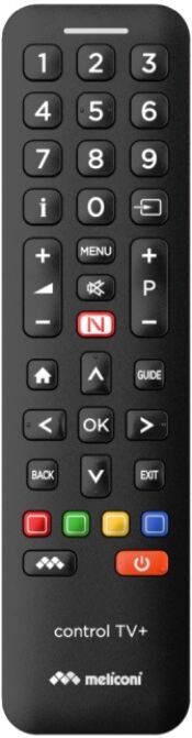 Meliconi Control TV+ Télécommande universelle compatible avec presque tous les modèles de téléviseurs