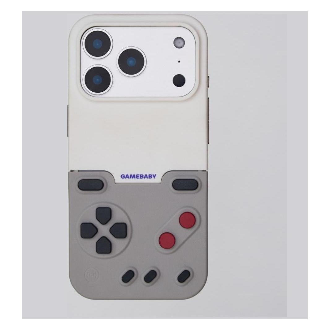BitmoLab Case GAMEBABY with controller for iPhone 17 Pro gray (Apple iPhone 17 Pro) (AF4005)