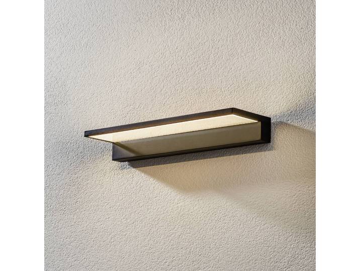 Design wandlamp Crib Wall, dimbaar, zwart, Woon-/ Eetkamer, Aluminium, Design, Wandlamp design