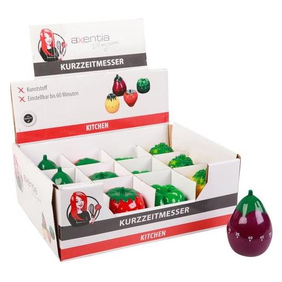Axentia Kurzzeitmesser, Obst und Gemüse (253562)