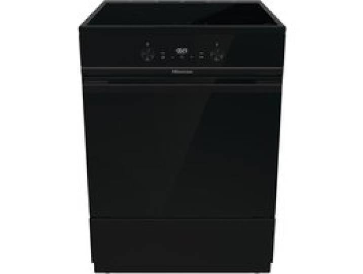 Cuisinière induction Hisense HEITS6E70BPMPG 71 L Noir