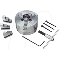 PROXXON 24034 - Dreibacken-Drehfutter, zentrisch spannend, für PD 250/E