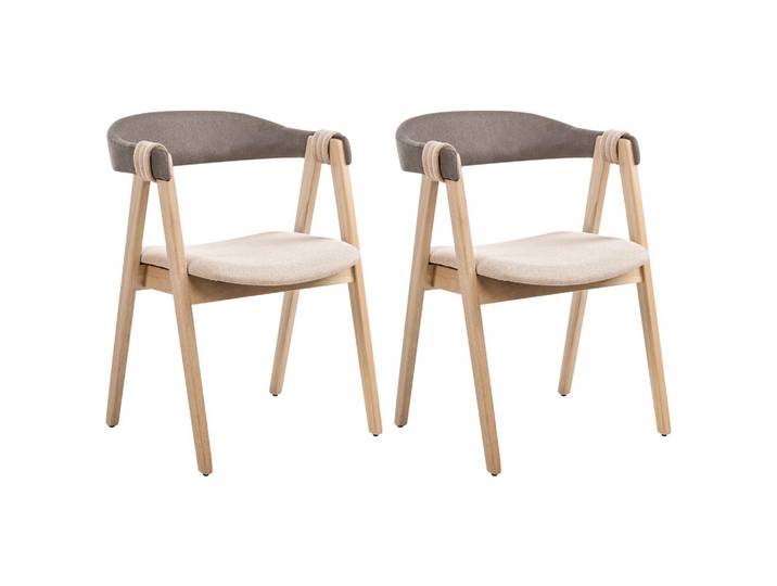 ESSZIMMERSTUHL 2er-Set Taupe Day