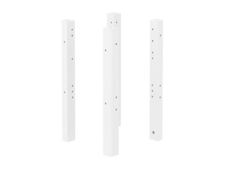 Flexa White Set mit Füßen, um das Montessori-Bett in ein Einzelbett zu Flexa - Ref. 80-17112-40 - 5706459137711 - Maße: 6 x 67 cm – Weiß – gemischte Materialien