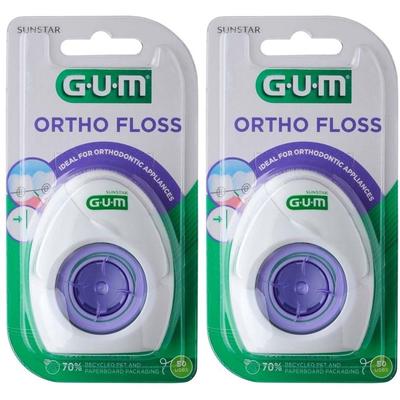 GUM Ortho Floss x2 2x1 St