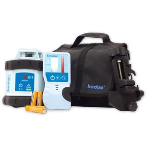 Hedue Rotationslaser R143, Q1, Set, roter 360 Grad Laser, Arbeitsbereich bis Ø 500