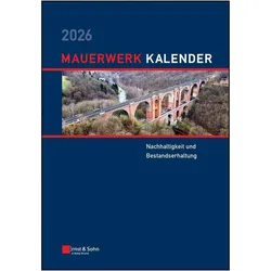 Mauerwerk-Kalender 2026, Fachbücher von Detleff Schermer, Eric Brehm