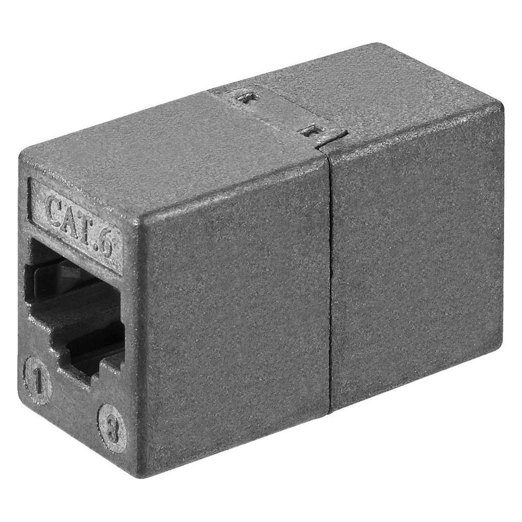 Goobay CAT 6 Modularkupplung (Netzwerk Kupplung) (93963)