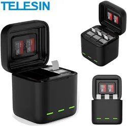Telesin S0-BCG-10-TGP, Action Cam Zubehör, Schwarz