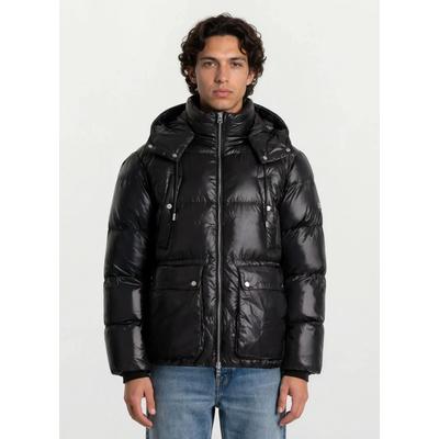 Winterjacke TRUEPRODIGY "Nathan Kapuze aufgesetzte Taschen", Herren, Gr. XXL, schwarz, Obermaterial: 100% Polyester PES., regular fit, Jacken Winterjacke