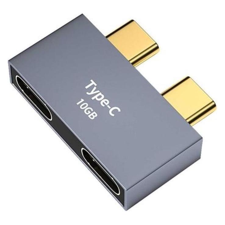PowerGuard Doppel USB-C auf Dual USB-C 3.1 Space Adapter für Apple MacBook (USB-C) (00030952)