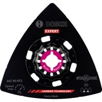 Expert Carbide Schleifplatte AVZ 90 RT2 MultiMaterial, Ø 90mm, Schleifscheibe 10 Stück, Starlock, K20