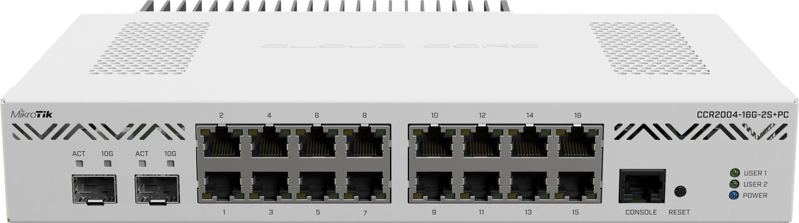 MikroTik Cloud Core Router CCR2004-16G-2S+PC