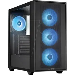 CFT GS-03B-OP - CHIEFTEC Hunter 3 E-ATX Gehäuse, Tempered Glass, RGB, schwarz