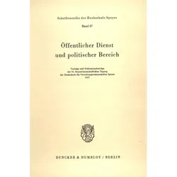 Öffentlicher Dienst und politischer Bereich., Fachbücher