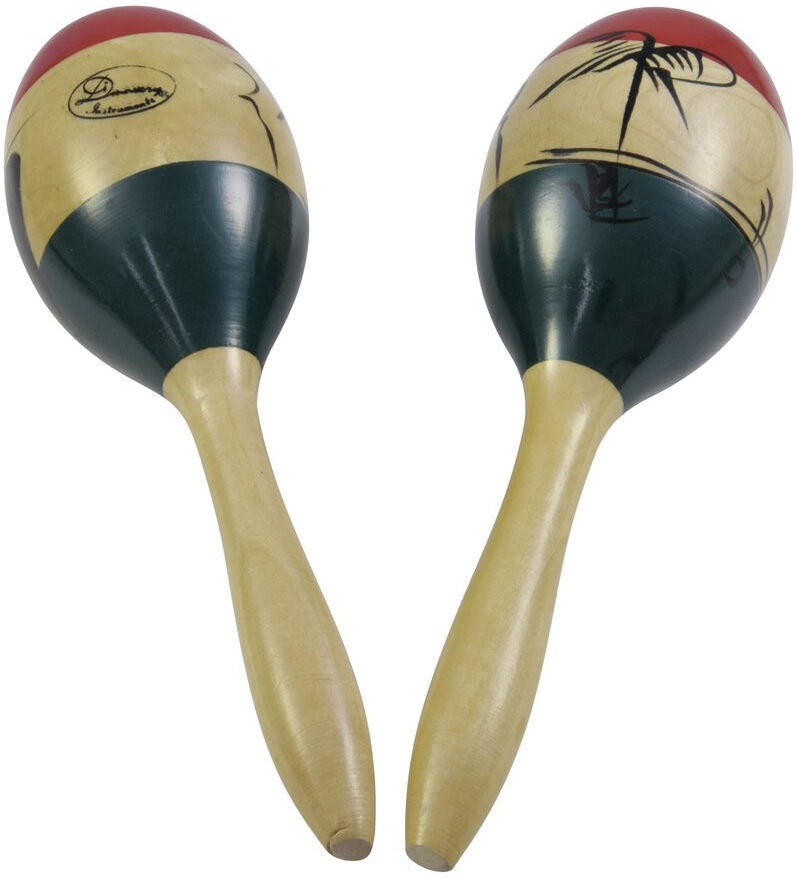 Dimavery Maracas Jamaika, Holz 2x