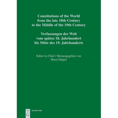 Croatian, Slovenian and Czech Constitutional Documents 1818–1849, Gebundene Ausgabe von Mirela Kresic, De Gruyter, 978-3-598-35702-2
