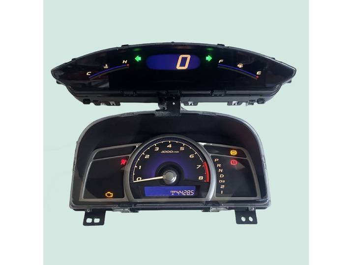 Applicable aux Civic 2006-2011, tableau de bord, compteur de vitesse, jauge de température de l'huile et de l'eau