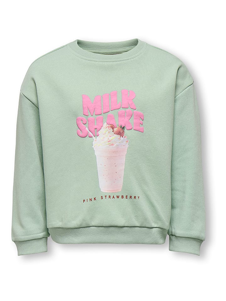 KIDS ONLY Sweatshirt "Sina" in Grün - 104
